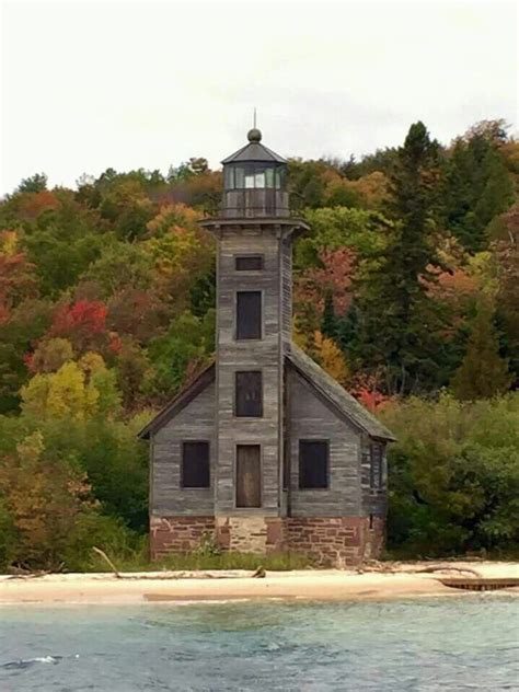 Grand Island Lighthouse in Munising, Michigan lake superior | Lake lighthouse, Lighthouse ...