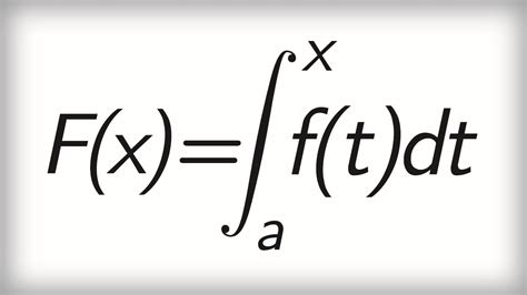 8.2 Functions defined as integrals - YouTube