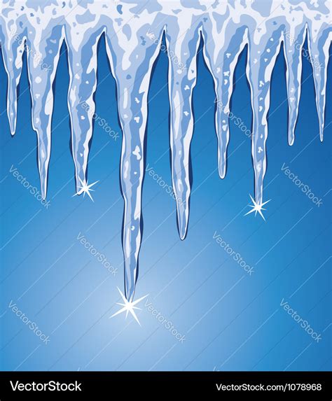 Icicles Royalty Free Vector Image - VectorStock