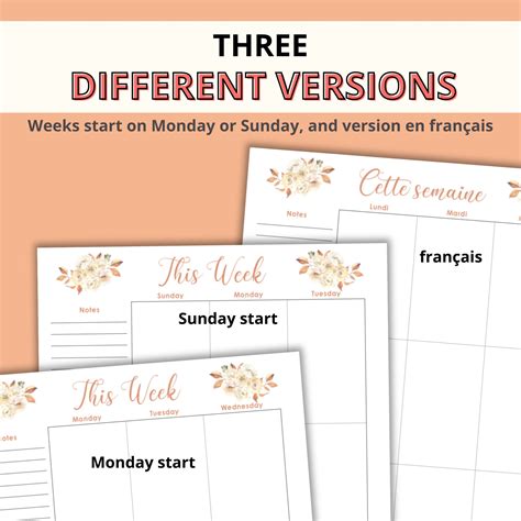 Printable Planner October // Monthly Planner // Weekly Planner ...