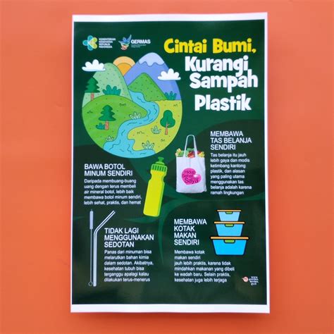 Jual Poster Kurangi Sampah Plastik Shopee Indonesia - Riset