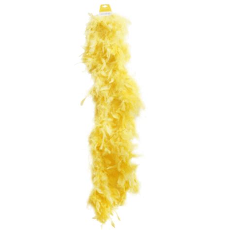 Yellow Feather Boa (1.5m) Pk 1 - Feather Boas - Buy Online