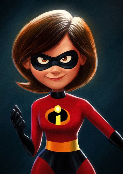 Elastigirl fanart, Arjun Somasekharan on ArtStation at https://www.artstation.com/artwork/xgLD4 ...