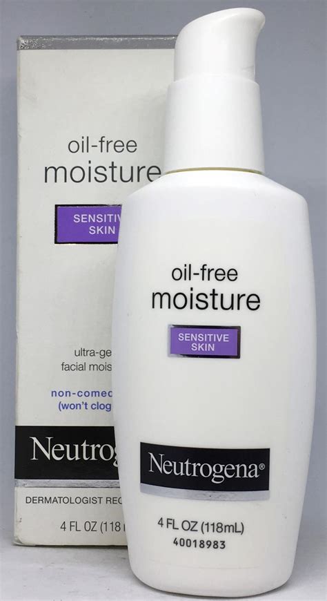 Neutrogena Oil-Free Moisture Ultra-Gentle Facial Moisturizer Sensitive Skin 4oz | eBay