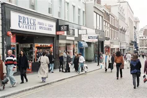 Bold Street back in the 80s and 90s compared to its new pedestrianised ...