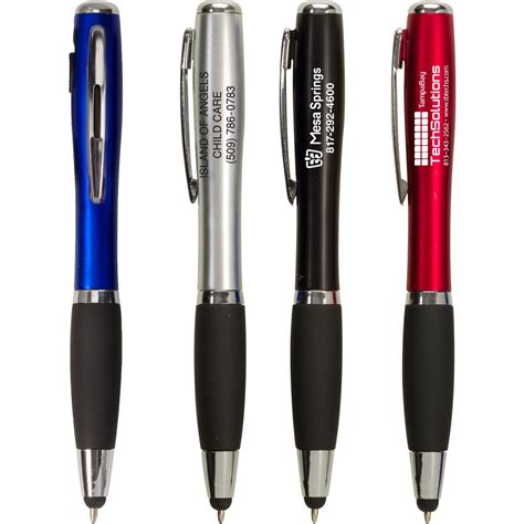 Promotional Stylus Bright Light Pens with Custom Logo for $0.77 Ea.