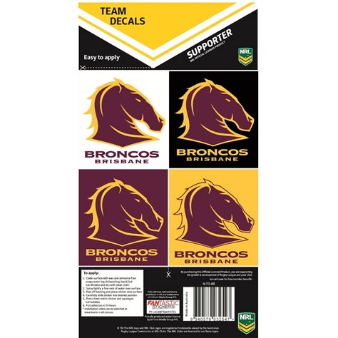 Broncos Team Decals – FANtastic Stickers