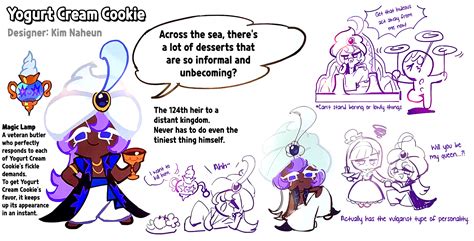 Yogurt Cream Cookie concept art translation : r/Cookierun