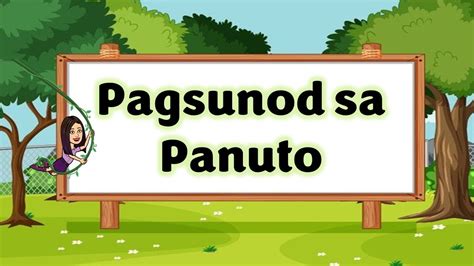 Pagsunod sa Panuto (1-4 na Hakbang) | Filipino | Teacher Beth Class TV ...