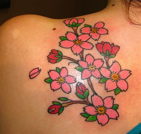 Best Tattoos For Men: Chinese Cherry Blossom Tattoo