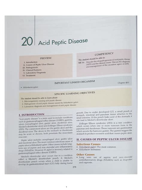 Acid Peptic Disease | PDF