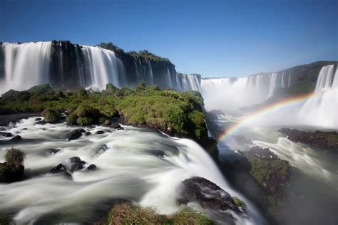 Rainbow Over Iguazu Falls, Iguazu by Tony Burns