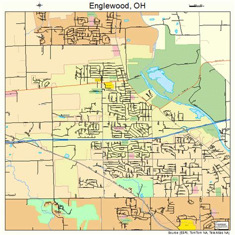 Englewood Ohio Street Map 3925396 | Maps Of Ohio