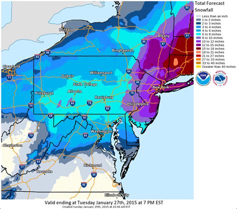 National Weather Service Issues Blizzard Watch For Middletown ...