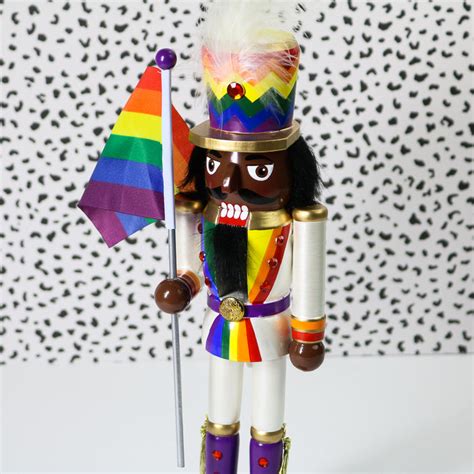 Pride Christmas Decorations Nutcracker Figurine - African American — Nutcracker Ballet Gifts