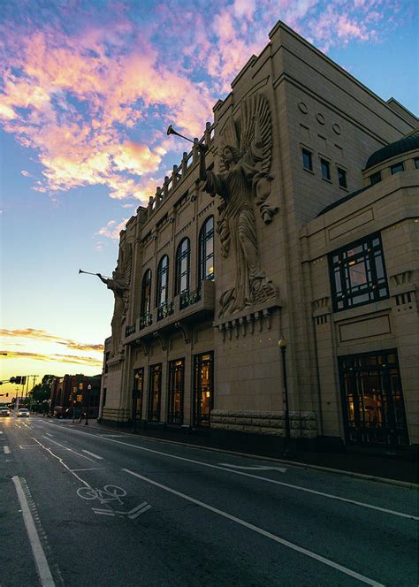 Bass Performance Hall at Sunset Photograph by Cody Henson - Fine Art America