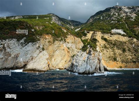 The breathtaking coastal landscape of Mount Athos, Greece Stock Photo - Alamy