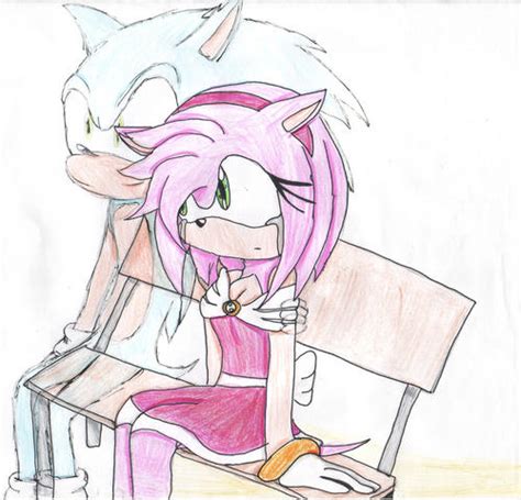 super sonic and super amy kissing - SonAmy video - Fanpop