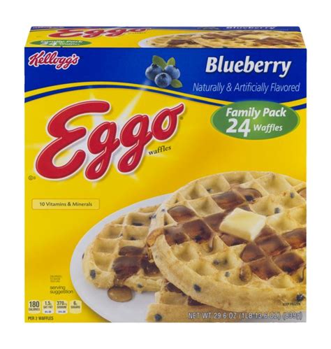 Buy Eggo Waffles, Blueberry, Family Pack - 24... Online | Mercato