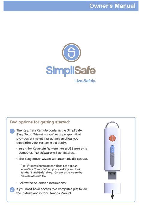 SIMPLISAFE STARTER PACKAGE OWNER'S MANUAL Pdf Download | ManualsLib