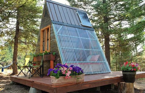 A-Frame Tiny Guest Cabin in Montana Built for $700 - Off Grid World