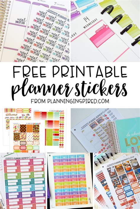 Free Printable Stickers - Planning Inspired (2023)