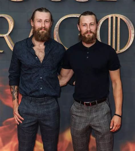 Emmerdale's Daz star looks unrecognisable with Shameless twin at GoT spin-off event - OK! Magazine