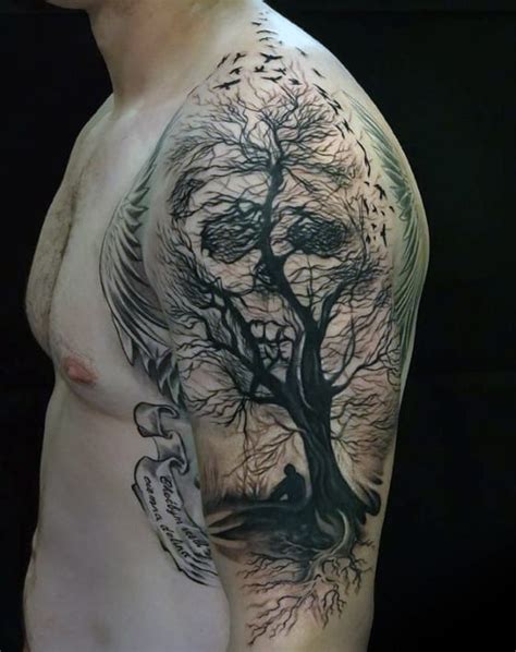 49 Incredible Life Death Tattoo Designs for Men