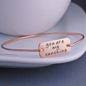 You Are My Sunshine Bracelet, Sunshine Jewelry Gift, Sunshine Jewelry for Kids, Gift for ...