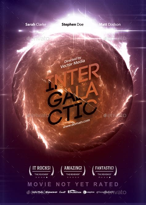 Intergalactic - Movie Poster [Vol.5] by VectorMedia | GraphicRiver