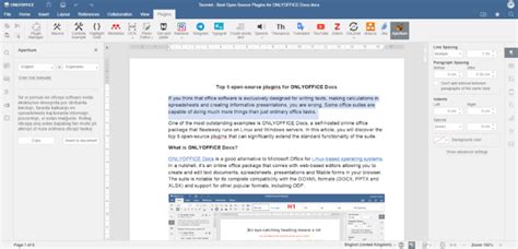 Top 5 Open Source Plugins for ONLYOFFICE Docs