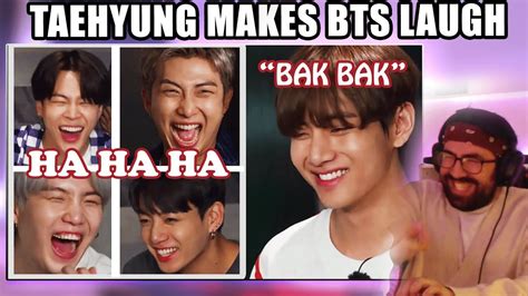 Kim Taehyung making BTS go HAHAHA | Reaction - YouTube