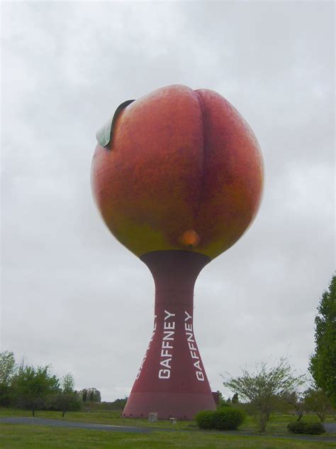 Peachoid water tower, off I-85 near Gaffney, SC | This water… | Flickr