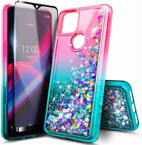 Nagebee Case for T-Mobile REVVL 4 Plus with Tempered Glass Screen ...