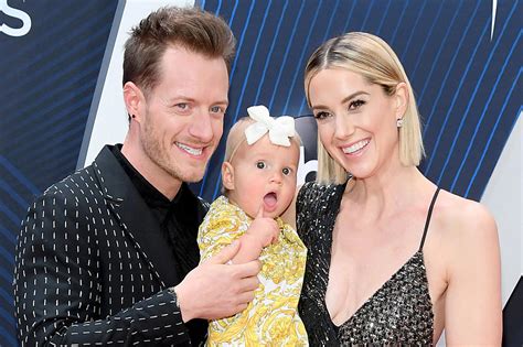 Pics: Tyler Hubbard Brought Baby Olivia to the CMAs in Versace