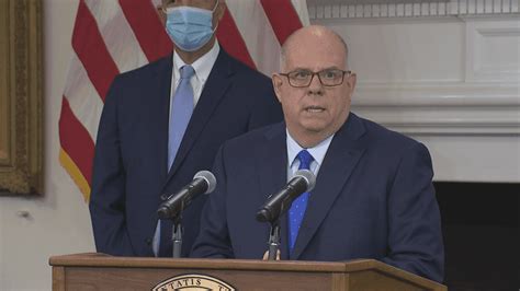 UPDATE: Gov. Larry Hogan has "cold-like symptoms" after testing positive for COVID