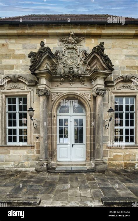 Bayreuth Hermitage - Entrance To The North Wing Of The Old Palace Stock Photo - Alamy