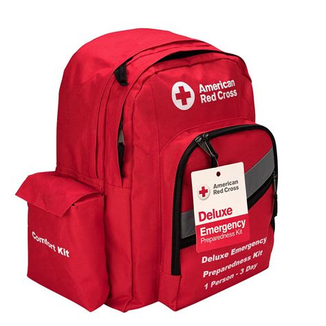 AMERICAN RED CROSS First Aid Kit, Kit, Nylon, Emergency Preparedness, 1 People Served per Kit ...