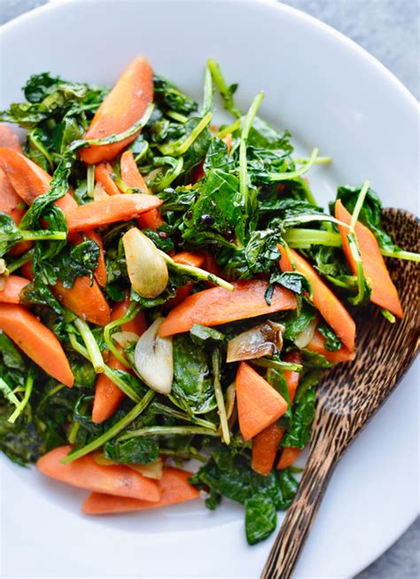 Easy Sautéed Kale with Carrots | Eat Well Enjoy Life