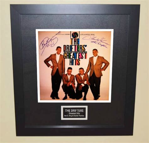 The Drifters - Greatest Hits, rock star gallery, signed albumsROCK STAR gallery