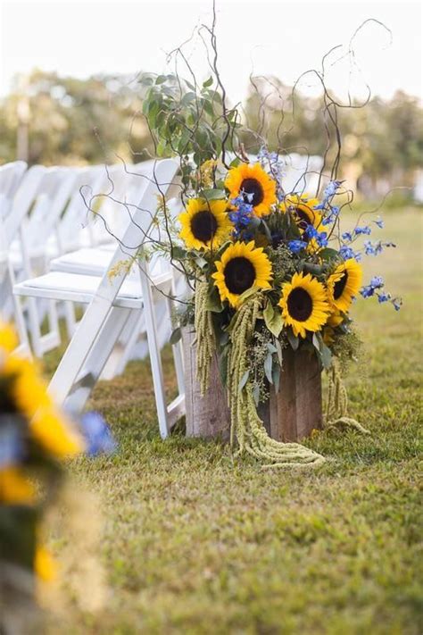 Navy Blue and Bright Pink Sunflower and Lavender Wedding - Weathers Thatts