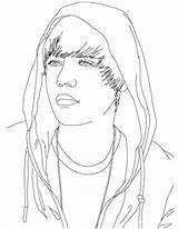 Justin Bieber Coloring Pages sketch template