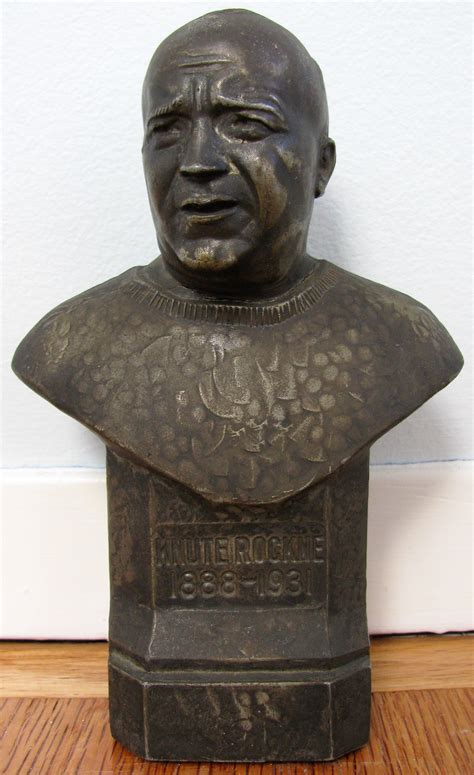 Lot Detail - 1931 KNUTE ROCKNE STATUE/BUST