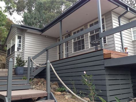 colorbond woodland grey paint on weatherboard - Google Search ...