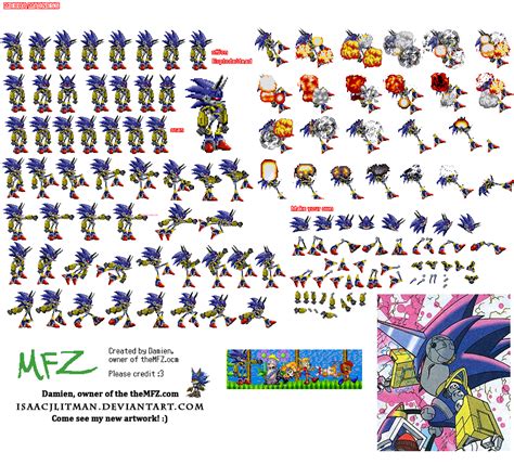 Master Mecha Sonic Sprites Sonic Mecha Spriters Resource Super Metal | The Best Porn Website