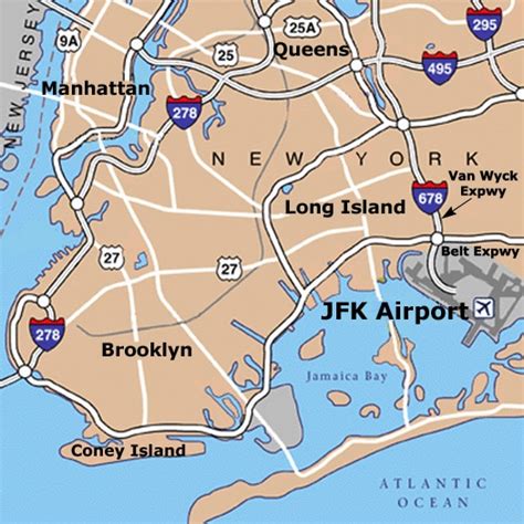 jfk-airport-map - Blog voyage New York