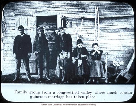 Eugenic Archives: "Family group from a long-settled valley where much ...