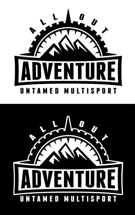 ALL OUT Adventure Logo Design on Behance