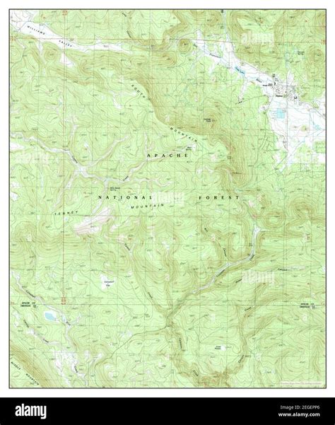 Alpine, Arizona, map 1991, 1:24000, United States of America by Timeless Maps, data U.S ...