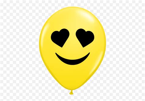 Qualatex Printed Latex 1005 Yellow Smiley Faces Asst - Happy Emoji,Half Smile Emoji - free ...